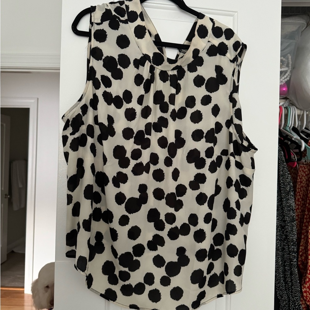 Polka dot blouse